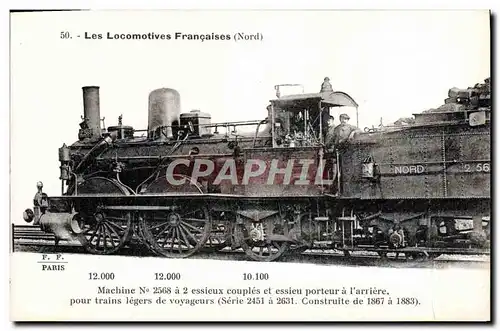 Ansichtskarte AK Train Locomotive Machine 2568