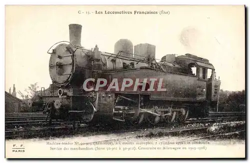 Cartes postales Train Locomotive Machine Tender 50 905 Armistice