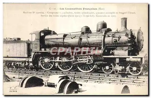 Cartes postales Train Locomotive Machine 230 609