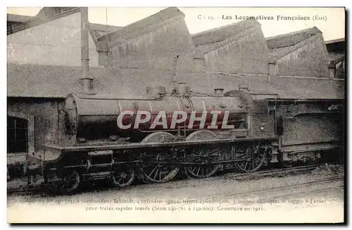 Cartes postales Train Locomotive Machine 230 793 a surchauffeur Schmidt