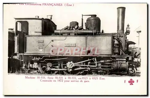 Cartes postales Train Locomotive Machine 30 533