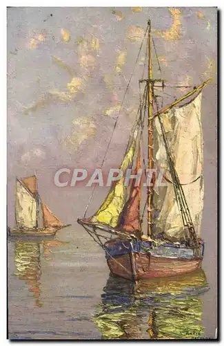 Cartes postales Bateau voilier Peche