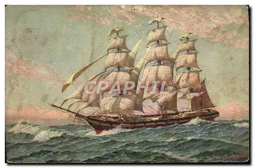 Cartes postales Bateau voilier