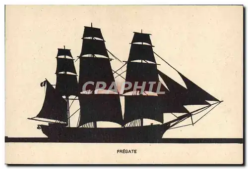 Cartes postales Bateau voilier Fregate