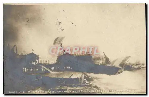 Cartes postales Bateau Musee de Versailles Van Bree Le Friedland de 80 canons