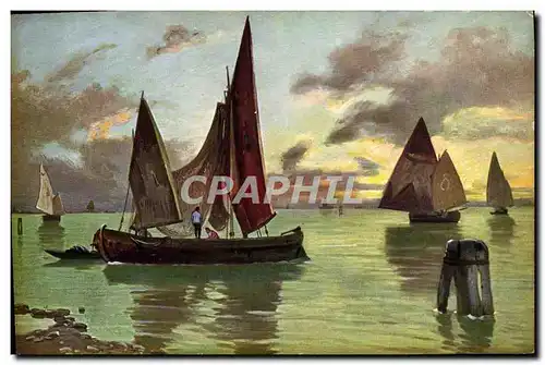 Cartes postales Bateau Peche