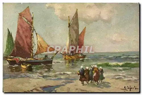 Cartes postales Bateau Peche