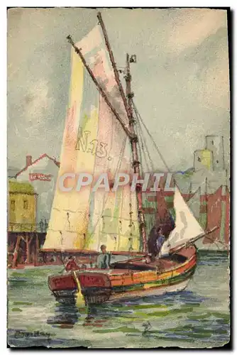 Cartes postales Bateau Peche