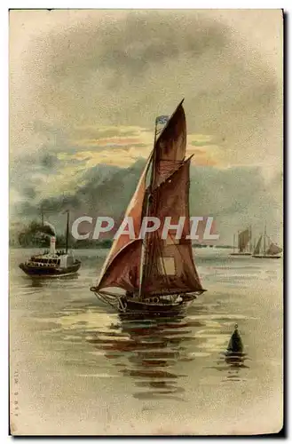 Cartes postales Bateau Peche