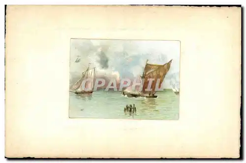 Cartes postales Bateau Peche