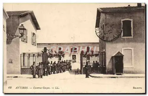 Cartes postales Militaria Antibes Caserne Gazan