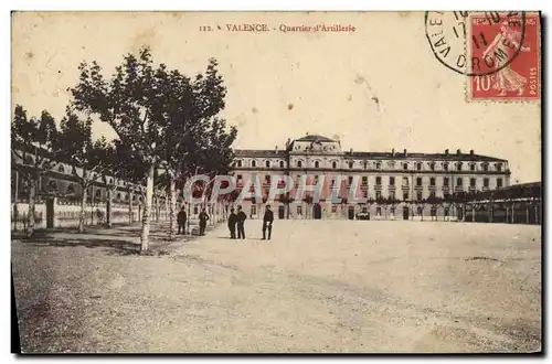 Cartes postales Militaria Valence Quartier d&#39artillerie