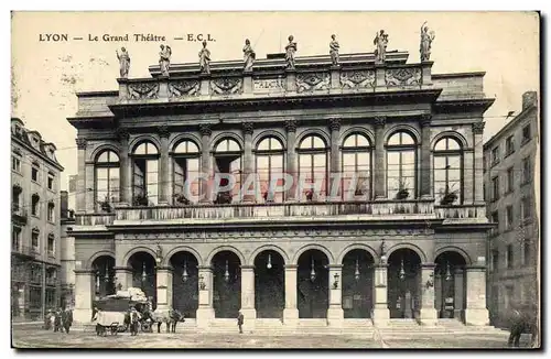 Cartes postales Lyon Le grand Theatre