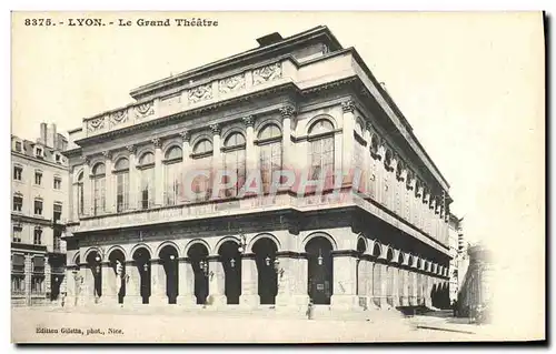 Ansichtskarte AK Lyon Le grand Theatre
