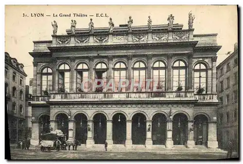 Cartes postales Lyon Le grand Theatre