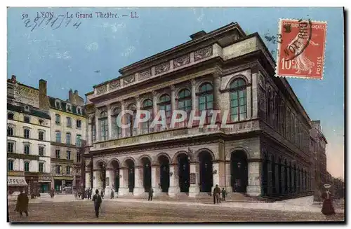 Ansichtskarte AK Lyon Le grand Theatre