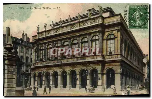 Ansichtskarte AK Lyon Le grand Theatre