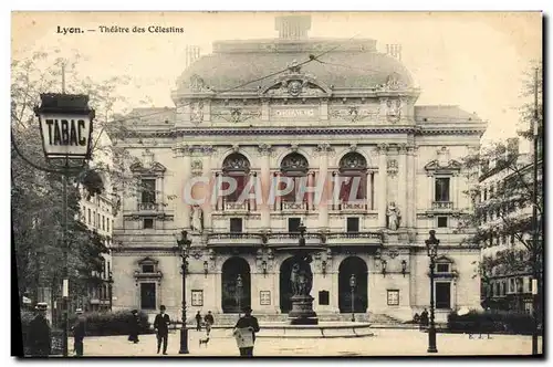 Cartes postales Lyon Theatre des Celestins Tabac