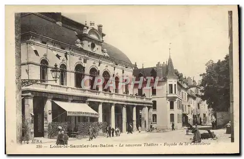 Ansichtskarte AK Lons le Saulnier les Bains Le nouveau Theatre Facade de la Chevalerie