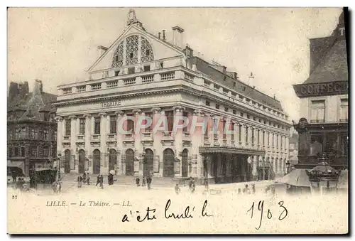 Cartes postales Lille Le Theatre