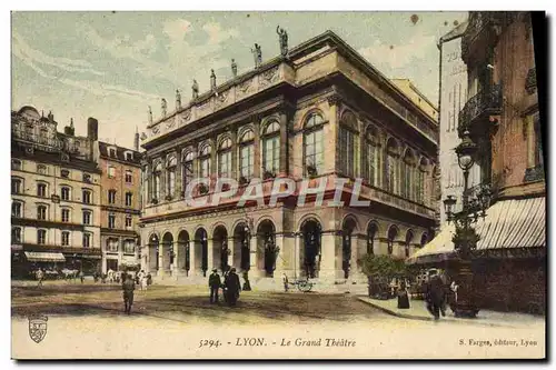 Cartes postales Lyon Le grand Theatre