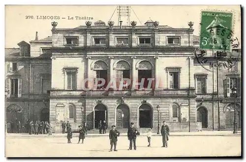 Cartes postales Limoges Le Theatre