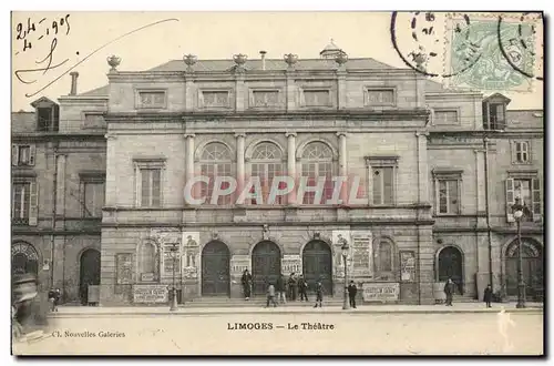 Ansichtskarte AK Limoges Le Theatre