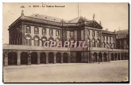 Cartes postales Metz Le Theatre municipal