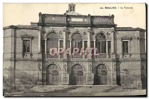 Cartes postales Moulins Le Theatre