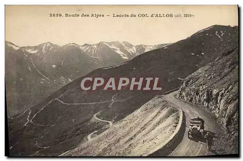 Cartes postales Lacets du col d&#39Allos