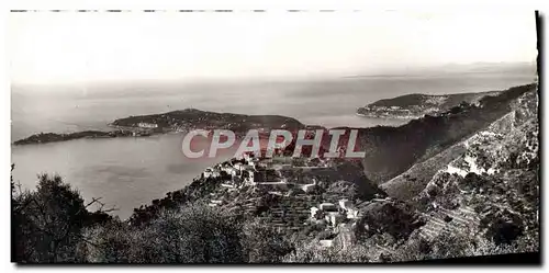 Ansichtskarte AK Eze Nid D&#39Aigle Vue Panoramique sur le Cap Ferrat