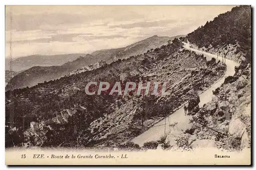 Cartes postales Eze Route de la Grande Corniche