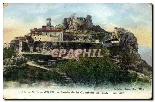 Cartes postales Eze Route de la Corniche