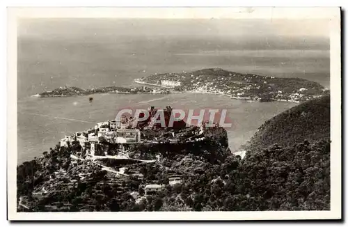 Ansichtskarte AK Eze Vue Sur Le Village et le Cap Ferrat