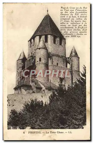 Cartes postales Provins La Tour Cesar