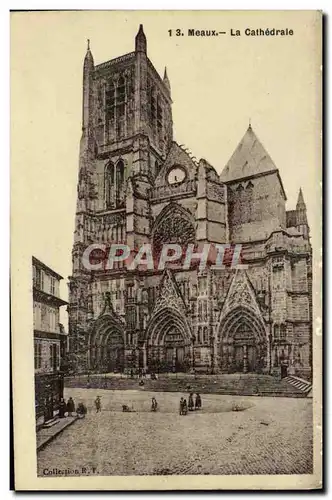 Cartes postales Meaux La Cathedrale