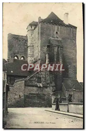 Cartes postales Moulins La Prison