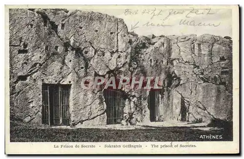 Cartes postales La Prison de Socrate Athens Grece Greece