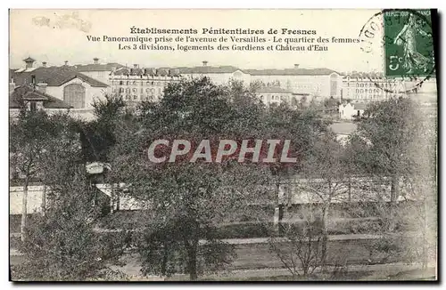 Ansichtskarte AK Etablissements penitentiaires de Fresnes Vue panoramique prise de l&#39avenue de Versailles le q