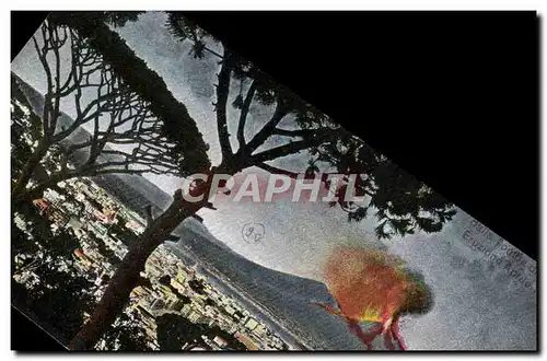 Ansichtskarte AK Volcan Panorama Eruzione