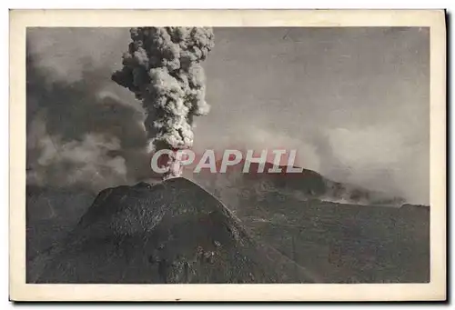 Ansichtskarte AK Volcan Vesuvio Cono centrale