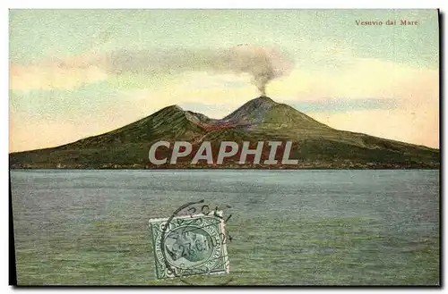 Cartes postales Volcan Vesuvio dal Mare