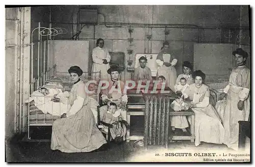 Cartes postales Folklore Biscuits Olibet La Pouponniere Enfants Bebes TOP