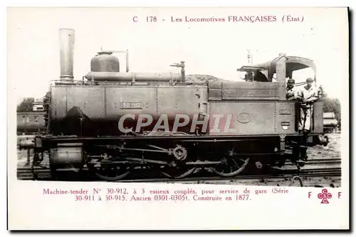 Ansichtskarte AK Train Locomotive Machine 30 912