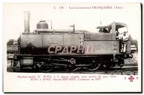 Cartes postales Train Locomotive Machine 30 912