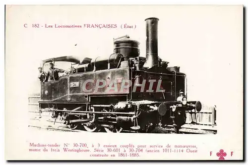 Cartes postales Train Locomotive Machine 30 700