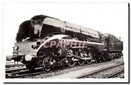 Cartes postales Train Locomotive 232 U Tender 36 B