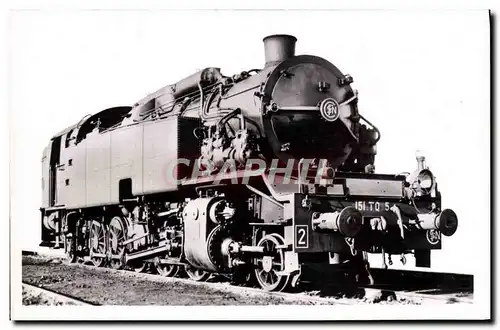 Cartes postales Train Locomotive Tender 151 TQ