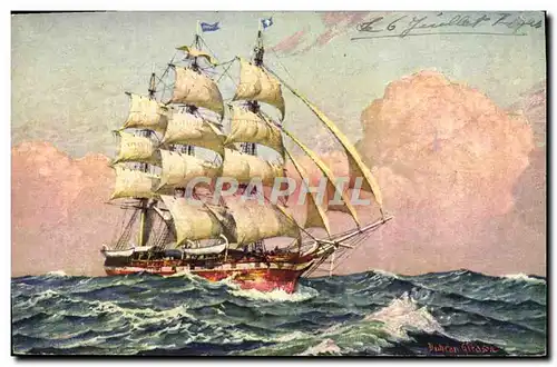 Cartes postales Bateau Voilier