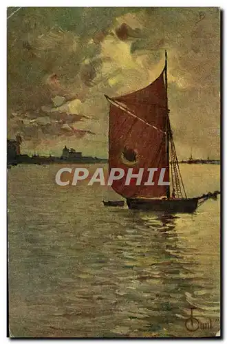 Cartes postales Bateau Voilier